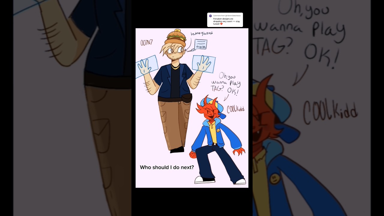 Forsaken Designs ❤️ #artistsonyoutube #digitalart #forsakenroblox #007n7 #coolkidd #noobroblox #fyp