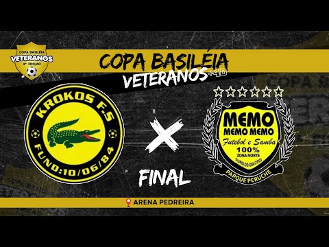 FINAL!!! Memo Memo x Krokos - COPA BASILÉIA VETERANOS 2023 🏆