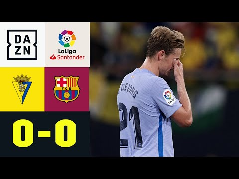 Abgefahrene Schlussphase! 10 Katalanen erneut ohne Dreier: Cadiz - Barcelona 0:0 | LaLiga | DAZN
