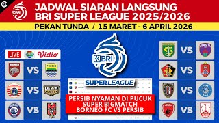 Download lagu Liga 1 2026 Schedule Postponed Week - Borneo FC vs Persib, Persija vs Dewa United - BRI Liga 1 2026 mp3