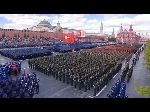 Russian Victory Day Parade 2025 - Preobrazhensky Regiment March ⬛🟨⬜