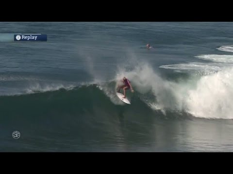 Lakey Peterson Battles Back for Heat Win