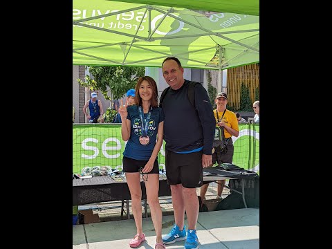 2022-08-21 Edmonton Marathon Age Group Third Place