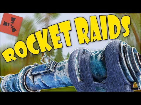 Rust - RAIDING A CAVE BASE (30+ Rockets)
