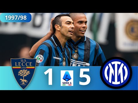Lecce : Inter 1:5 • 1997/98 • Serie A • 2 goals by Ronaldo