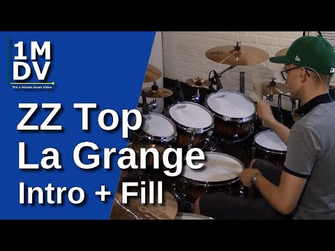 1MDV - The 1-Minute Drum Video #190 : ZZ Top / La Grange Intro + Fill