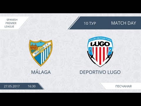 AFL 17.  Spain Premier League.  Málaga-Deportivo Lugo.  Day 10.