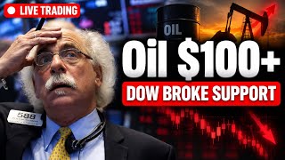 Dow Turned Bearish 🚨 $META Soars, $TSLA $SPCX On Watch | Live Trading 
