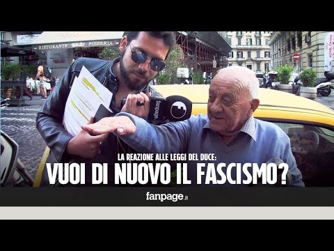 Come reagiresti alle leggi fasciste?