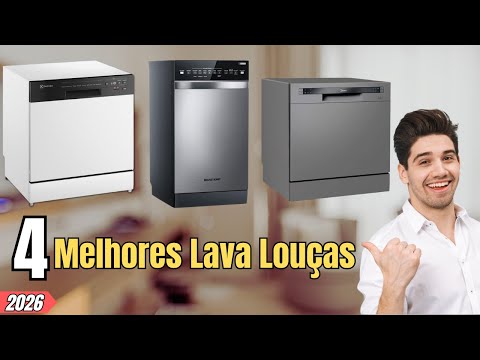 TOP 4 Lava-Louças 2026: Modelos Econômicos, Silenciosos e Eficientes