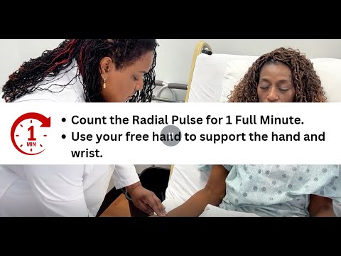 ❤️How to Take the Radial Pulse | CNA & PCT Skill Training