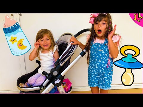 Laurinha sendo babá por um dia da Helena nas férias - COMPILAÇÃO