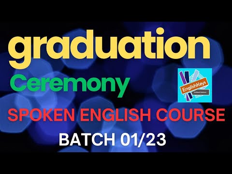 Graduation Ceremony: Spoken English Course Batch 01/23