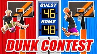 CRAZY Trampoline DUNK Off vs Tristan Jass