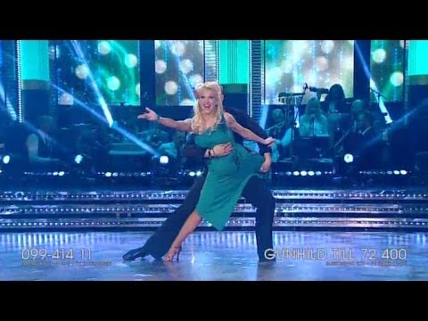 Gunhild Carling och Kristjan Lootus -- rumba - Let's Dance (TV4)