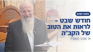 חודש שבט - לראות את הטוב של הקב״ה | הרב שמואל אליהו | הלכה יומית | א׳ שבט תשפ״ו (הרב שמואל אליהו) - התמונה מוצגת ישירות מתוך אתר האינטרנט יוטיוב. זכויות היוצרים בתמונה שייכות ליוצרה. קישור קרדיט למקור התוכן נמצא בתוך דף הסרטון חודש שבט - לראות את הטוב של הקב״ה | הרב שמואל אליהו | הלכה יומית | א׳ שבט תשפ״ו (הרב שמואל אליהו) - התמונה מוצגת ישירות מתוך אתר האינטרנט יוטיוב. זכויות היוצרים בתמונה שייכות ליוצרה. קישור קרדיט למקור התוכן נמצא בתוך דף הסרטון