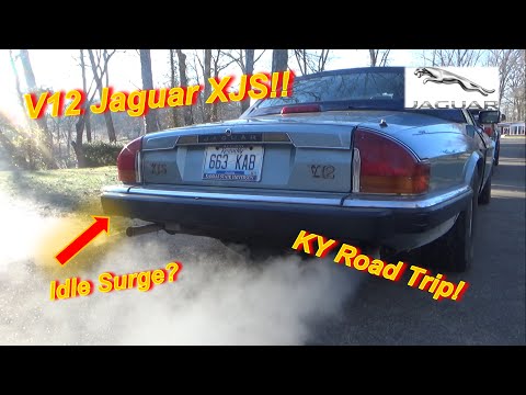 V12?! '90 Jaguar XJS Surging Idle (KY Road Trip!)