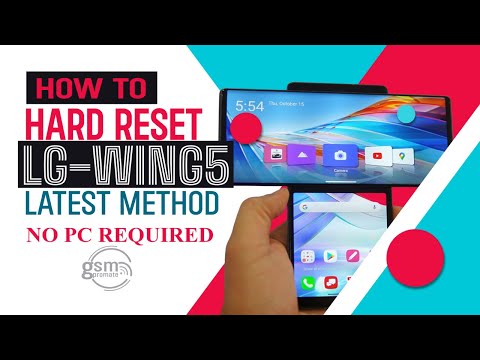 How to hard reset LG-WING5 Without PC | Latest method 2023 | All LG hard reset