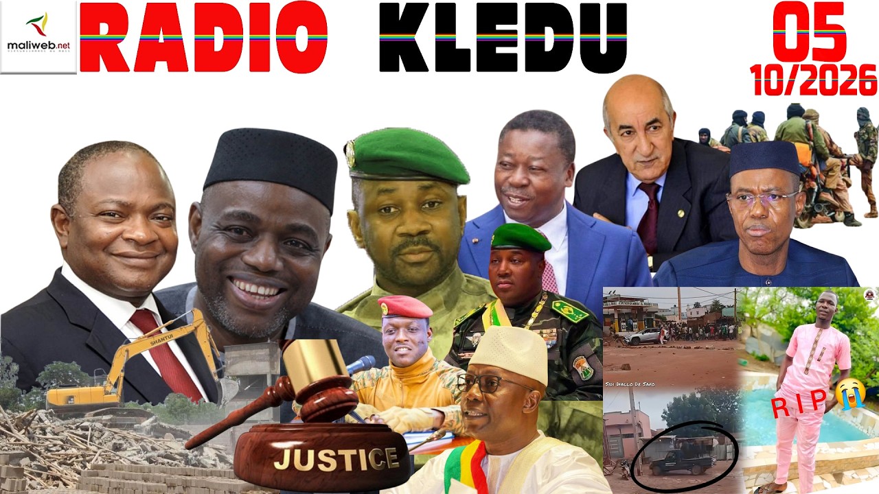 La Revue de Presse de la RADIO KLEDU du 05 Octobre 2026