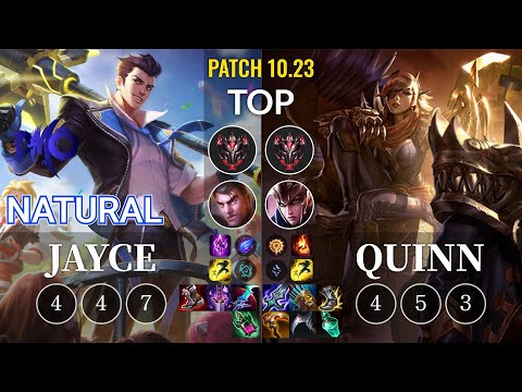DMO Natural Jayce vs Quinn Top - KR Patch 10.23