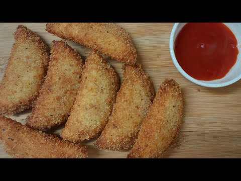 Creamy chicken half moon recipe |Gried chicken half moon with white sauce | Iftar special