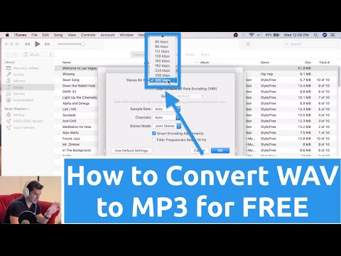 How to Convert WAV to MP3 for FREE with iTunes