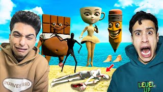 ام كامل وعبده ماندو محبوسين علي جزيرة اصدقاء تونغ تونغ تونغ???? | Garry's Mod