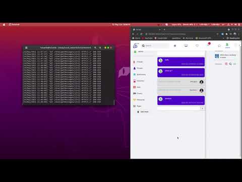 Project django social media network