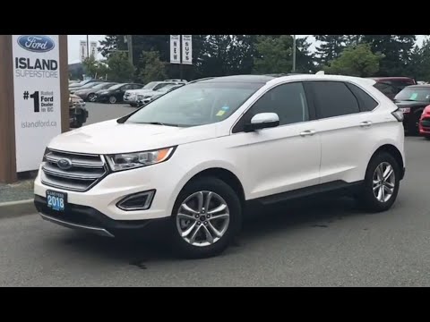 2018 Ford Edge SEL W/ Panoramic Moonroof, Nav, AWD Review| Island Ford