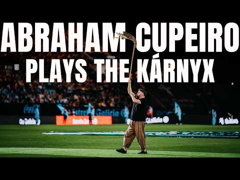 A celtic KÁRNYX makes Abanca Balaídos ROAR | Abraham Cupeiro's full performance 📯