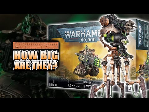 Necron Lokhust Heavy Destroyer, Canoptek Doomstalker Unbox & Build.