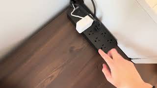 Review of the 25 ft Extension Cord Flat Plug, NTONPOWER 8 Outlet Surge Protector Power Strip