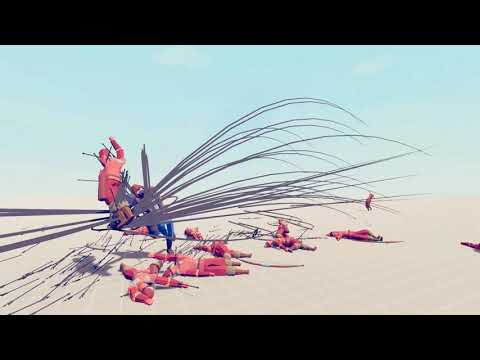 TABS - Crazy Harpooner without pants (Part2) - TABS Original MODS Spooky Faction Update🎃