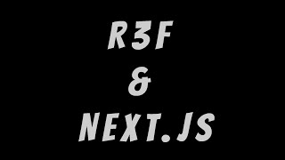 Legendary React Three Fiber(R3F) in Your Nextjs App! 2025