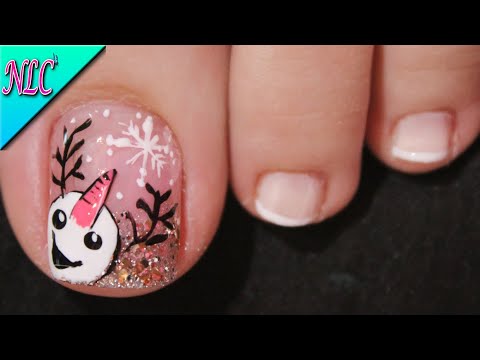 MUÑECO DE NAVIDAD MUY FÁCIL DE HACER – FRANCÉS & NAVIDAD NAIL ART – FRENCH NAIL ART – NLC