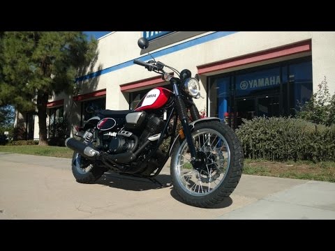 2017 Yamaha SCR950 Scrambler Rapid Red Video