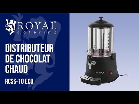 Vidéo - Distributeur de chocolat chaud - 10 litres - Affichage LED