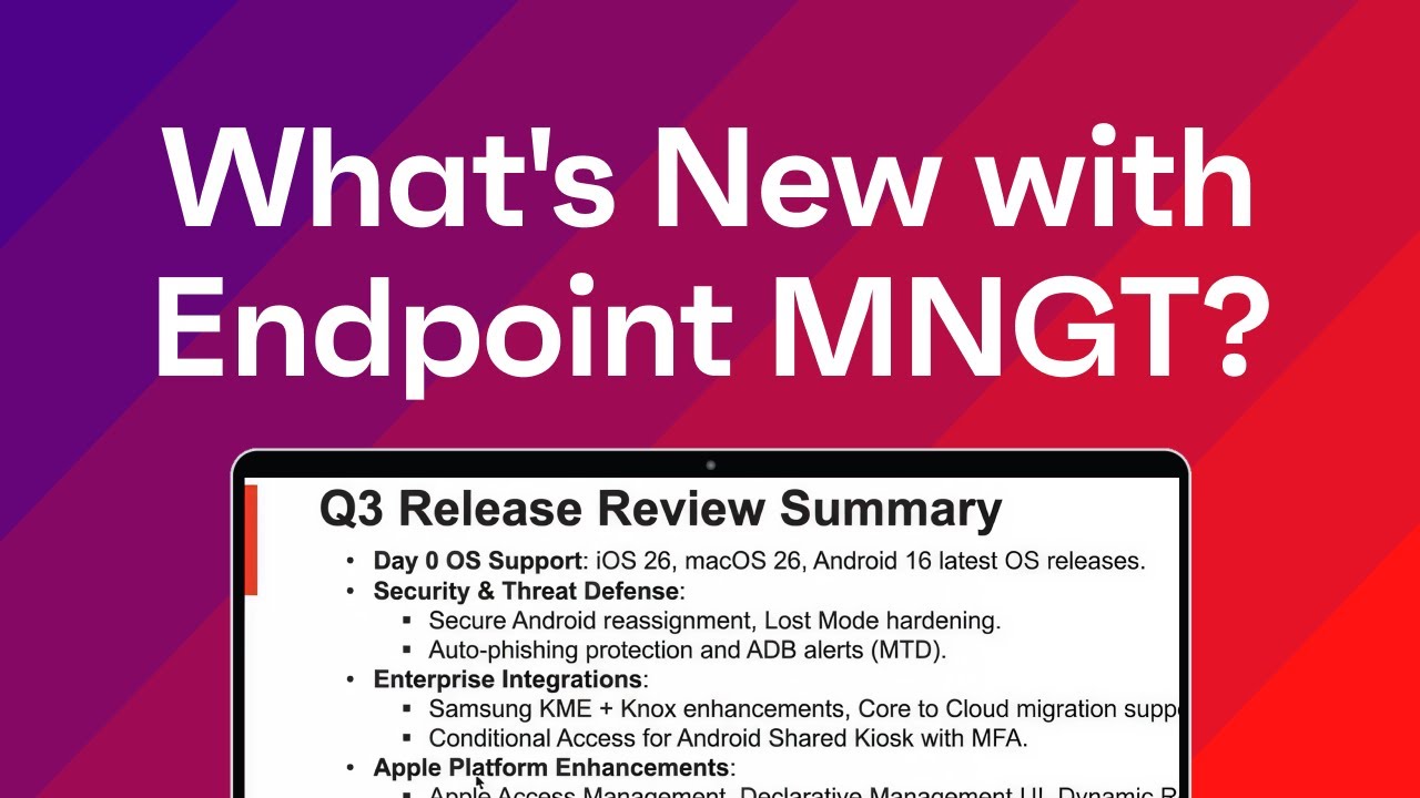 What’s New in Ivanti Endpoint Management 2025.3