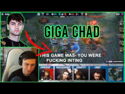 Caedrel Reacts To Cinkrof Being A CHAD In Voice Comms