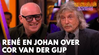 René en Johan vertellen mooie anekdotes over overleden Cor van der Gijp | VANDAAG INSIDE