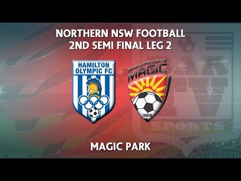 2018 Northern NPL U20s Semi Final Leg 2 - Hamilton Olympic FC v Broadmeadow Magic