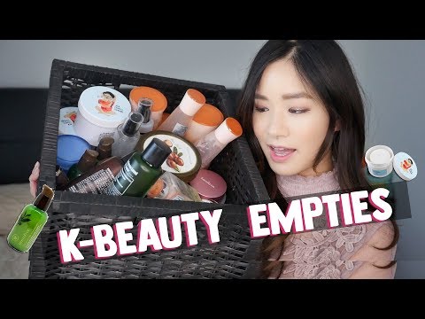 這是我用了好幾年的最好的韓國護膚品/化妝品!?2019年的空檔 (?BEST KOREAN SKINCARE/MAKEUP I used for YEARS! ? Empties 2019)