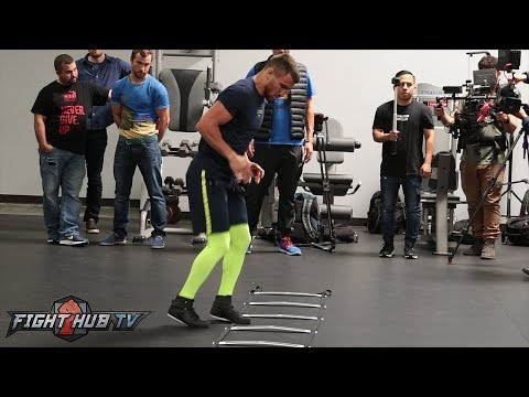 MOVE LIKE VASYL LOMACHENKO! LOMACHENKO'S FULL FOOTWORK WORKOUT!