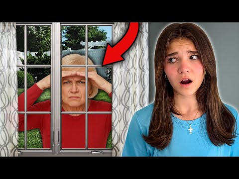 Surviving Our CREEPY NEIGHBOR!! SHE CAME TO OUR HOUSE!