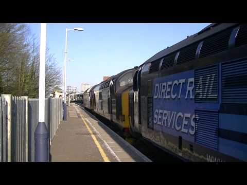 7 Loco DRS Convoy 0X38 @ Basingstoke 2/4/2013