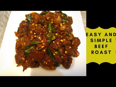 Easy and Simple Beef Roast/Beef Recipes/Spicy Beef by CurryLeaveskitchen