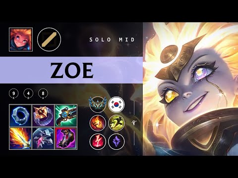 Zoe Mid vs Yone - KR Challenger Patch 25.24