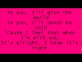 Glee Songbird with lyrics