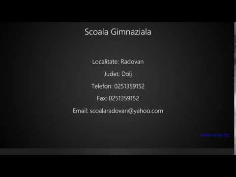 Scoala Gimnaziala Radovan