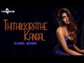 Thithikkirathe Kangal | Dimple Hayathi I Slowed - Reverb